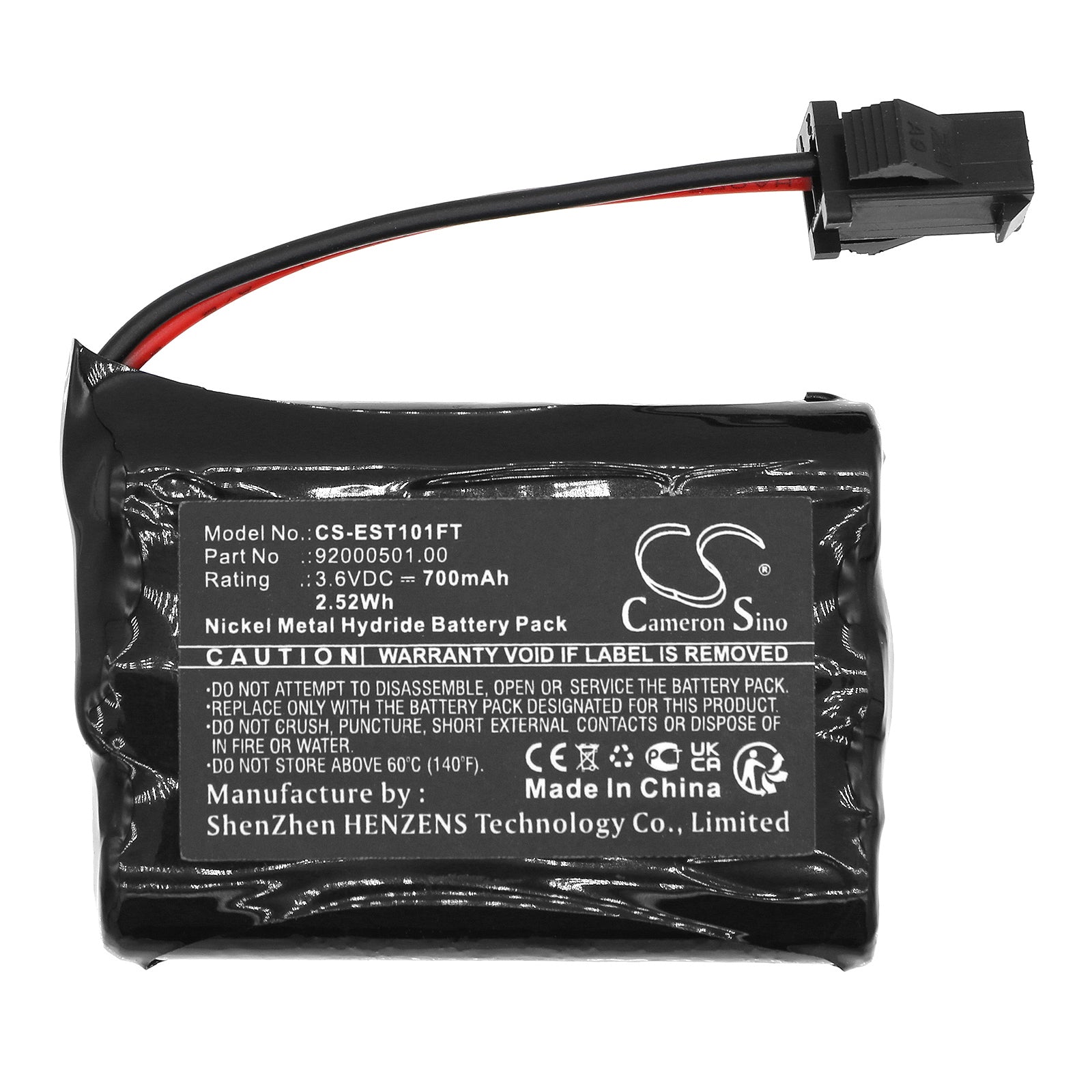 Ni-MH, Solar Battery Battery fits Esotec 901010, 3.6V, 700mAh Solar Battery Cameron Sino Technology Limited