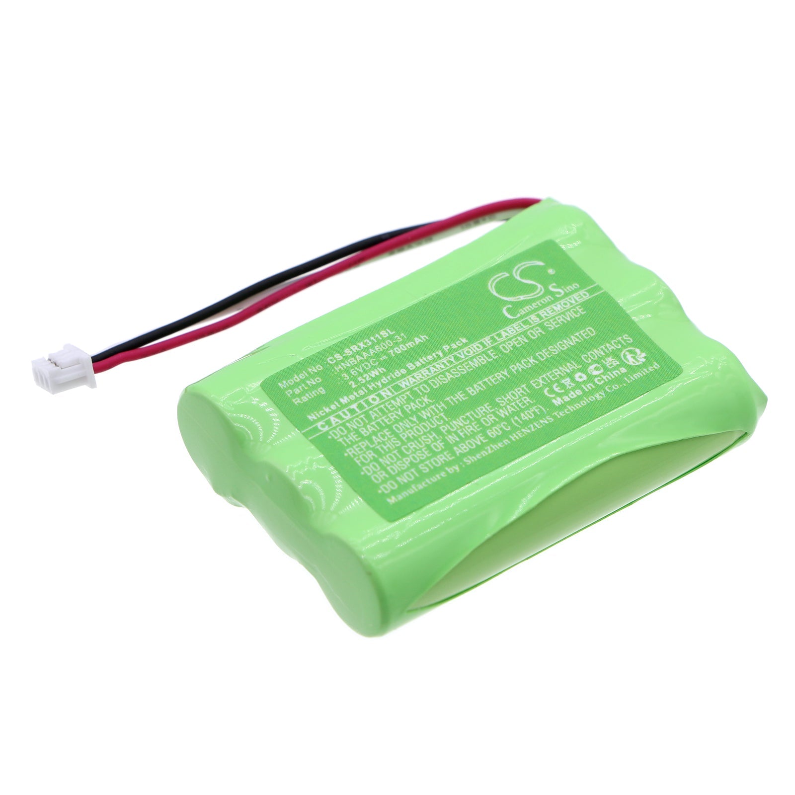 Ni-MH, Speaker Battery fits Sony Srs-xb01, 3.6V, 700mAh Speaker Cameron Sino Technology Limited