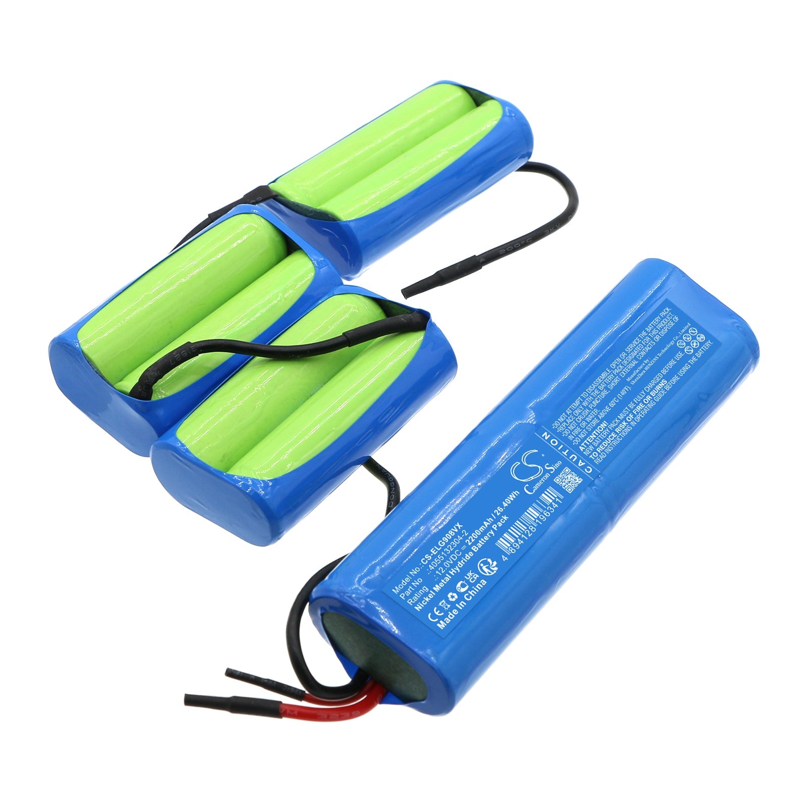 Ni-MH, Vacuum Battery fits Aeg 900165577, 900165579, 12.0V, 2200mAh Vacuum Cameron Sino Technology Limited