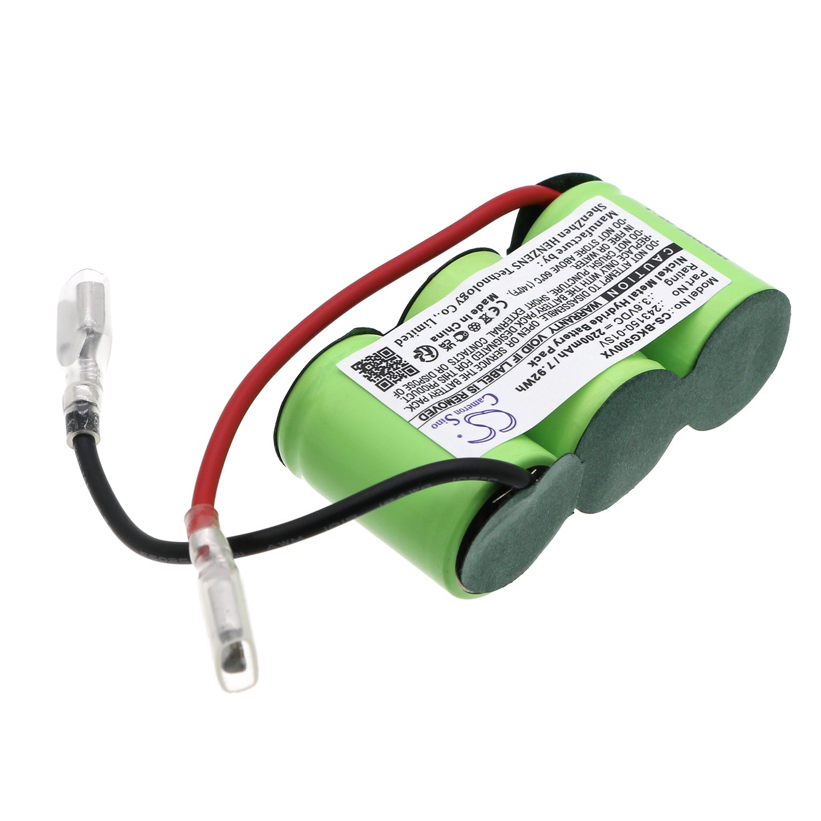 Ni-MH, Vacuum Battery fits Black&decker Gs500, 3.6V, 2200mAh Vacuum Cameron Sino Technology Limited