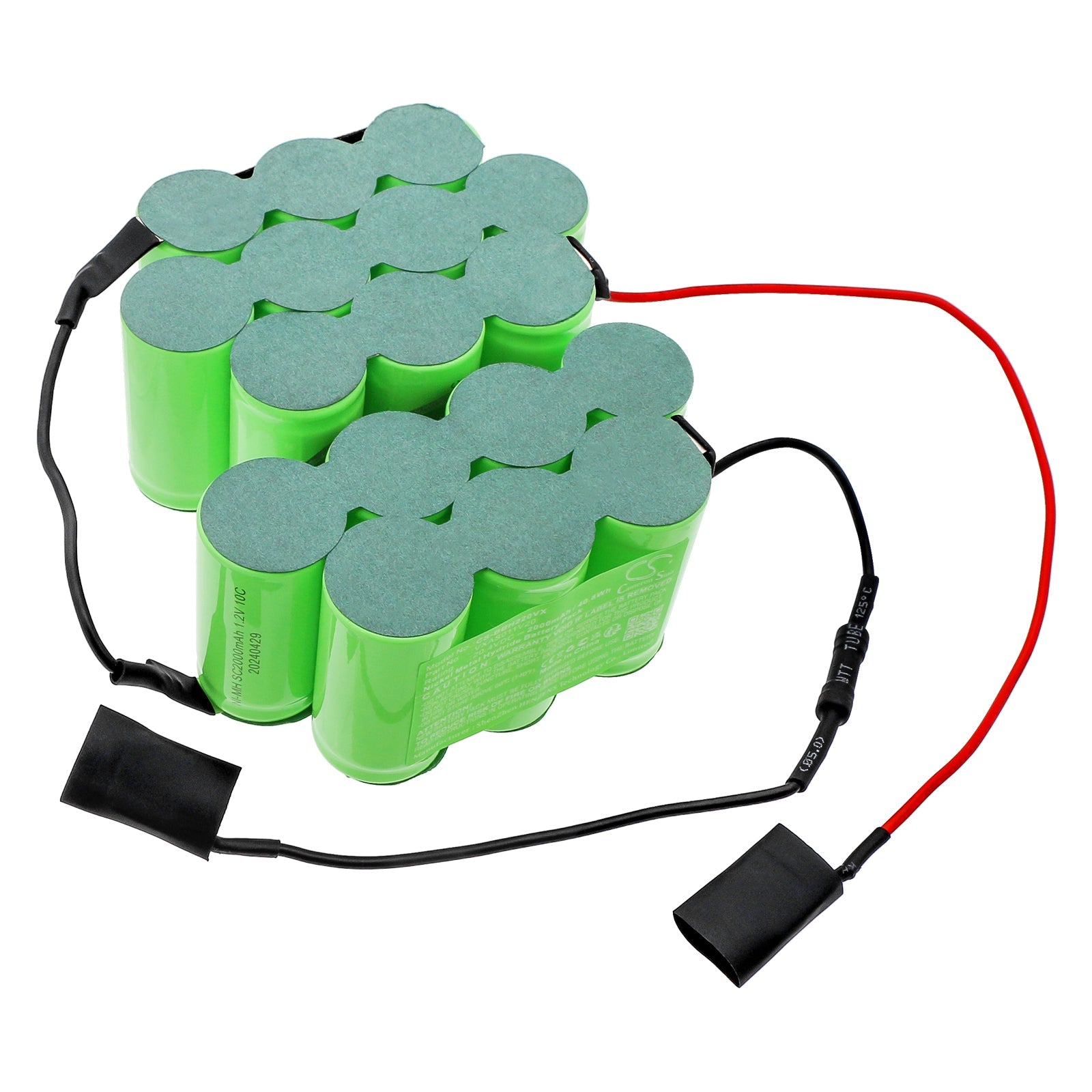 Ni-MH, Vacuum Battery fits Bosch Bbh22042, Bbh22042/01, 20.4V, 2000mAh Vacuum Cameron Sino Technology Limited