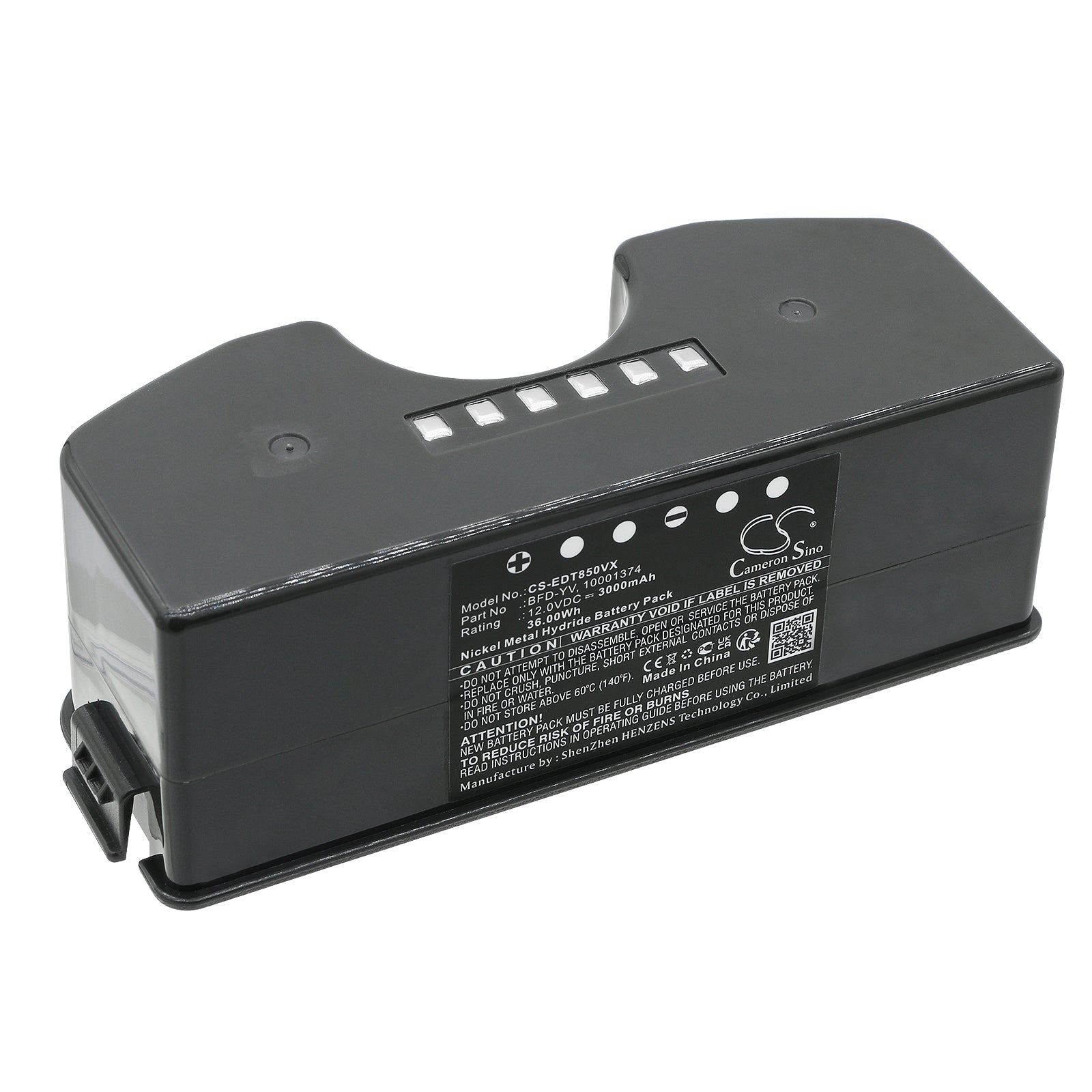 Ni-MH, Vacuum Battery fits Ecovacs Deebot Dt83, Deebot M81, 12.0V, 3000mAh Vacuum Cameron Sino Technology Limited