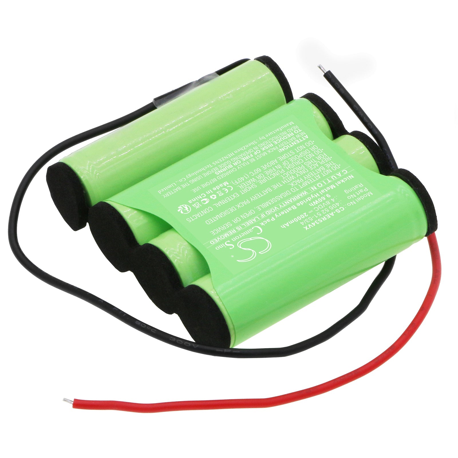 Ni-MH, Vacuum Battery fits Electrolux Ergorapido, Rapido, 4.8V, 2000mAh Vacuum Cameron Sino Technology Limited