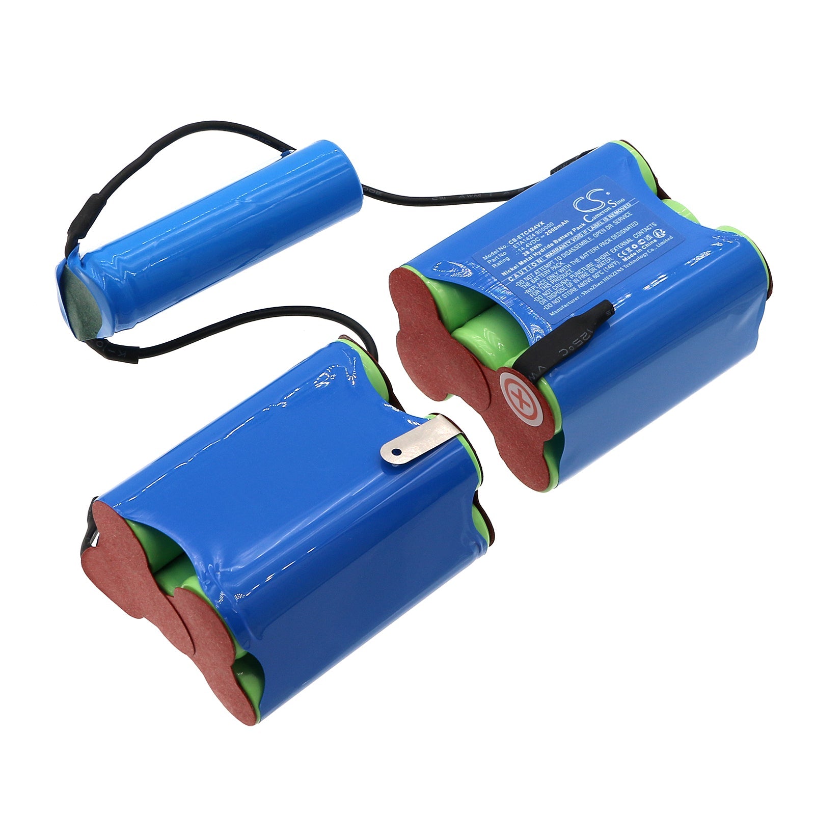 Ni-MH, Vacuum Battery fits Eta 1424 Carsha, 14.4V, 2000mAh Vacuum Cameron Sino Technology Limited