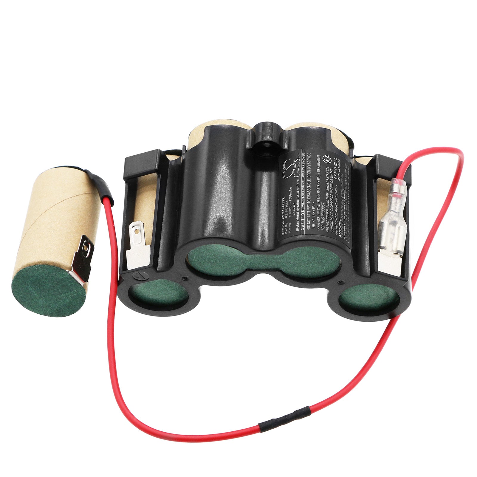 Ni-MH, Vacuum Battery fits Moulinex Mx466301/2d0, Mx466301/2d1, 6.0V, 2000mAh Vacuum Cameron Sino Technology Limited