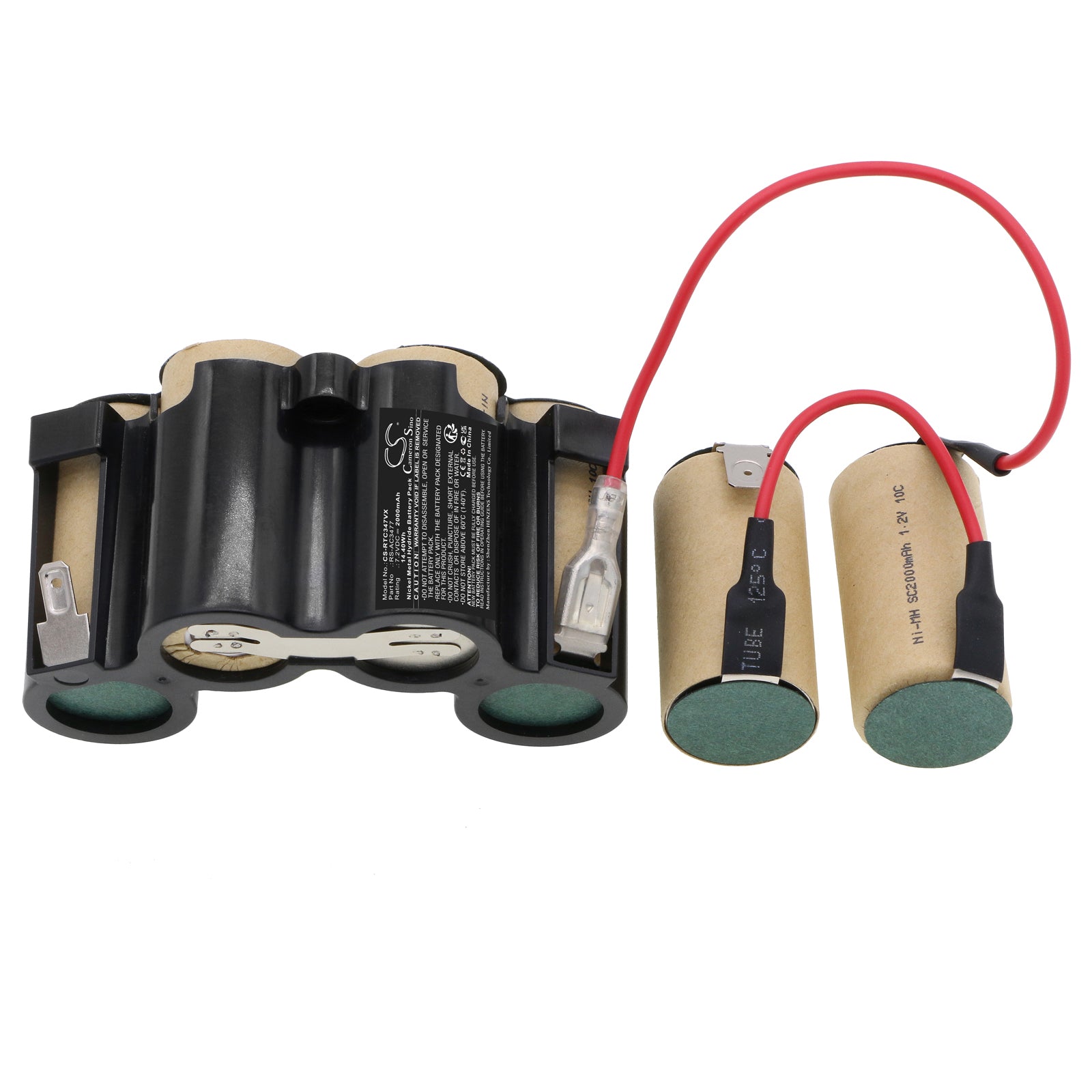 Ni-MH, Vacuum Battery fits Rowenta Ac47, Ac4769, 7.2V, 2000mAh Vacuum Cameron Sino Technology Limited