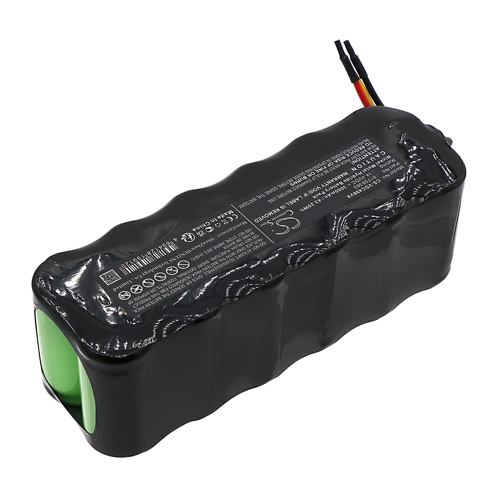 Ni-MH, Vacuum Battery fits Vileda M-h498, 14.4V, 3000mAh Vacuum Cameron Sino Technology Limited