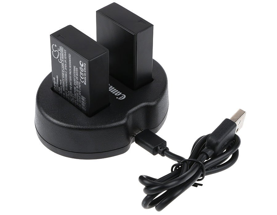Nikon 1 Camera Battery Kit - 2 CS-ENEL20 Batteries, 1 DF-ENEL20UH, USB Cable Cosmetic Mirror Cameron Sino Technology Limited