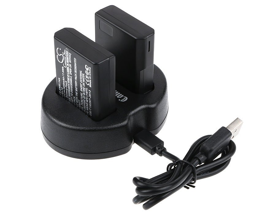 Nikon Coolpix Compatible Battery and USB Charging Set - Includes 2 CS-ENEL14A, 1 DF-ENEL14UH, and USB Cable Cosmetic Mirror Cameron Sino Technology Limited