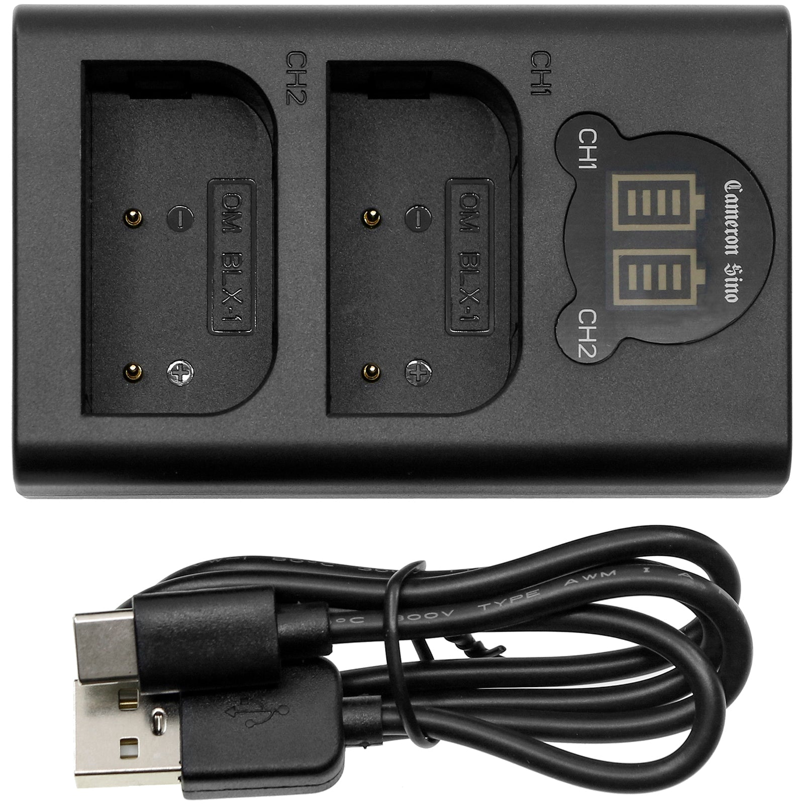 Olympus Om-1 & Om-1 Mirrorless Compatible Camera Battery Charger Camera Charger Cameron Sino Technology Limited