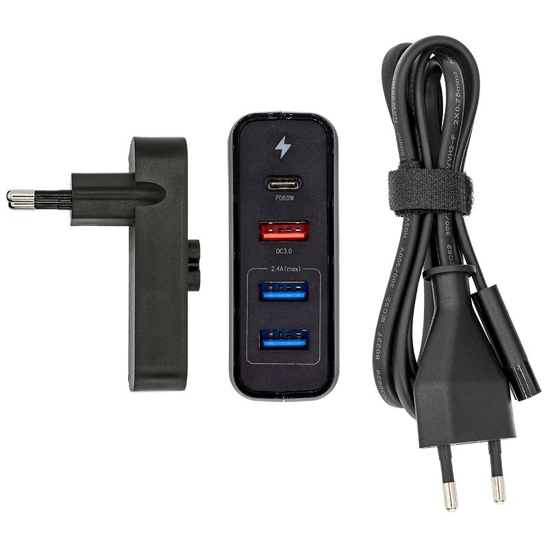 PD Charger for Universal , Quick Charger, 130cm Euro Power Ac Cord PD Charger Cameron Sino Technology Limited