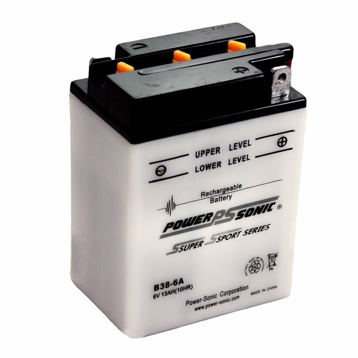 Power Sonic B38-6A 6V-13Ah Powersports Battery Powersports Batteries Power Sonic