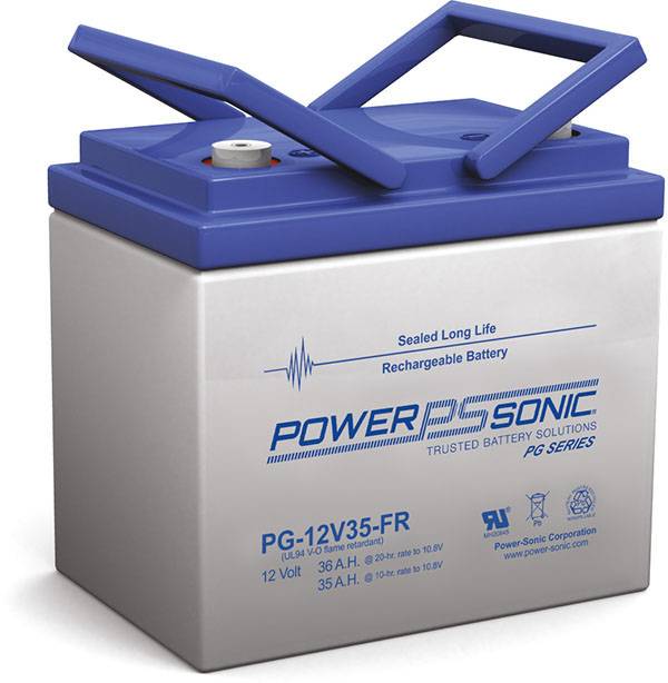 Power Sonic PG-12V35 FR Deep Cycle Vrla Battery Replaces 12V-36.00Ah Sealed Lead Acid Batteries Power Sonic