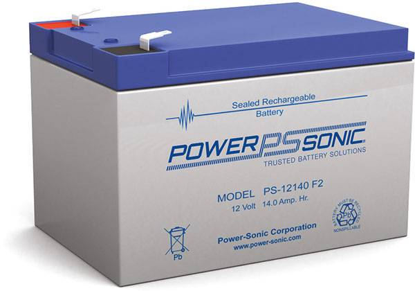Power Sonic PS-12140 General Purpose Vrla Battery Replaces 12V-14.00Ah Sealed Lead Acid Batteries Power Sonic