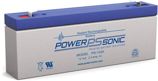 Power Sonic PS-1220 General Purpose Vrla Battery Replaces 12V-2.50Ah Sealed Lead Acid Batteries Power Sonic