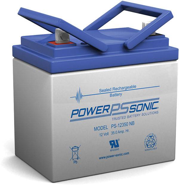 Power Sonic PS-12350 General Purpose Vrla Battery Replaces 12V-35.00Ah Sealed Lead Acid Batteries Power Sonic