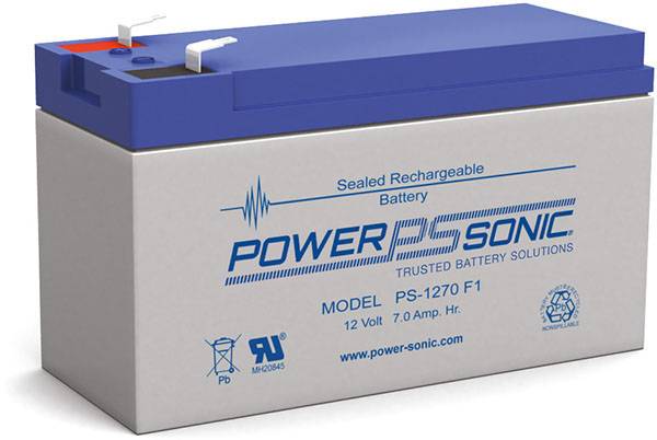 Power Sonic PS-1270 General Purpose Vrla Battery Replaces 12V 7Ah Sealed Lead Acid Batteries Power Sonic