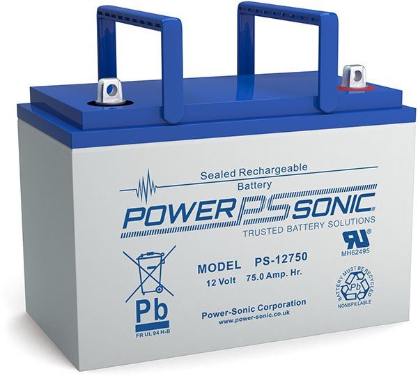 Power Sonic PS-12750 General Purpose Vrla Battery Replaces 12V-78.6Ah Sealed Lead Acid Batteries Power Sonic