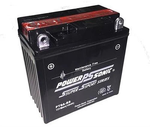 Power Sonic PT9A-BS 12V-9Ah-130 cca Powersports Battery Powersports Batteries Power Sonic