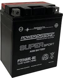 Power Sonic PTX14AHL-BS 12V-12Ah-273 cca Powersports Battery Powersports Batteries Power Sonic