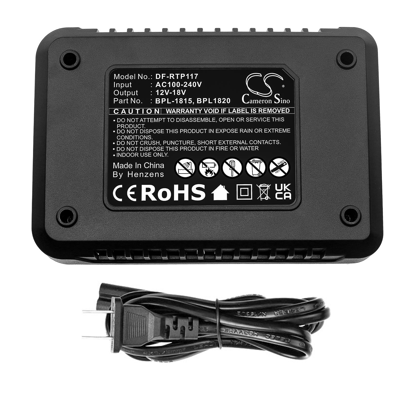 Power Tools Charger Battery fits Ryobi Bbl-120, Bd-120, DF-RTP117UA Power Tools Charger Cameron Sino Technology Limited