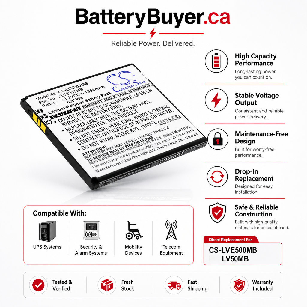 Li-Polymer, BabyPhone Battery fits Levana 30018pu, Astra, 3.7V, 1800mAh BabyPhone Cameron Sino Technology Limited