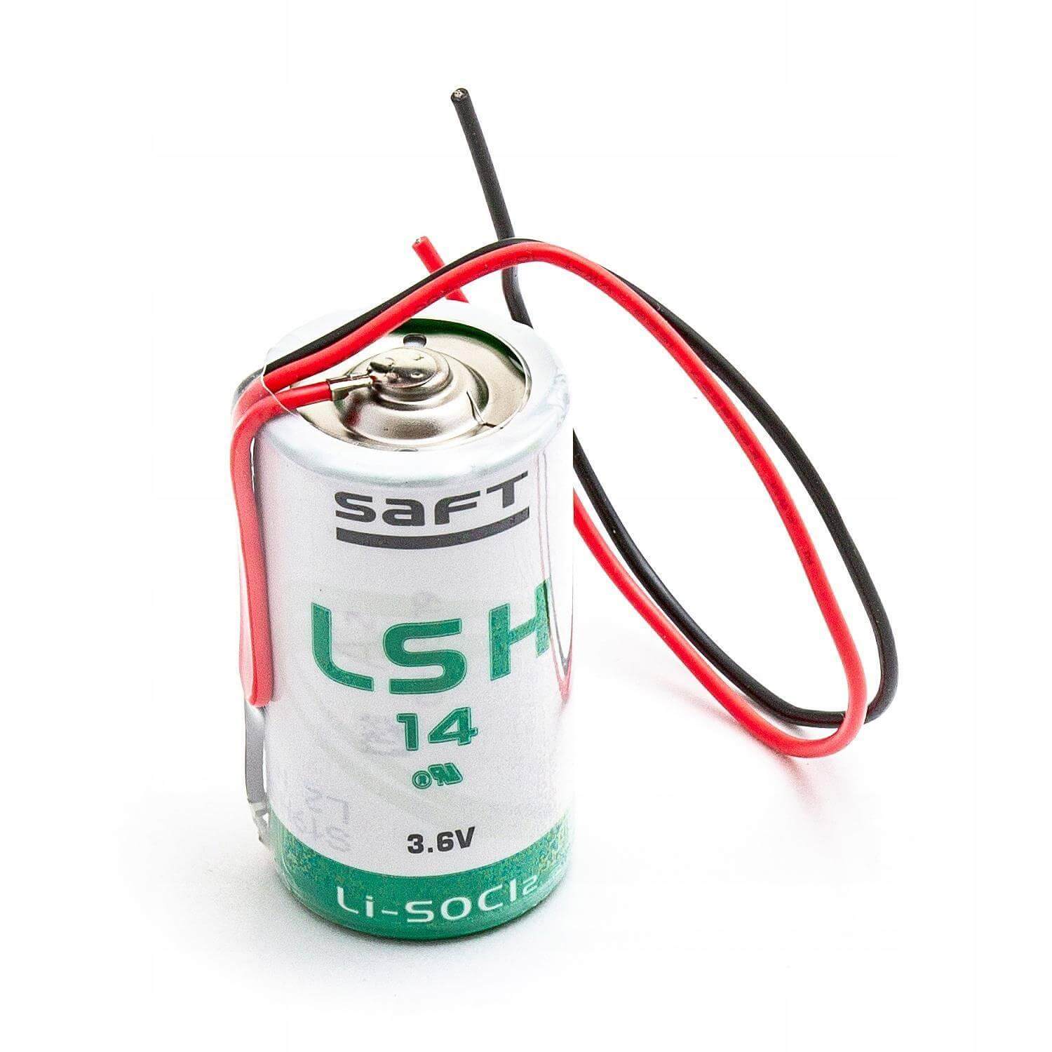 Saft LSH14 C Size, 3.6V, 5.8Ah Li-SOCl Battery Saft and Tadiran Batteries Saft With 3 Inch leads
