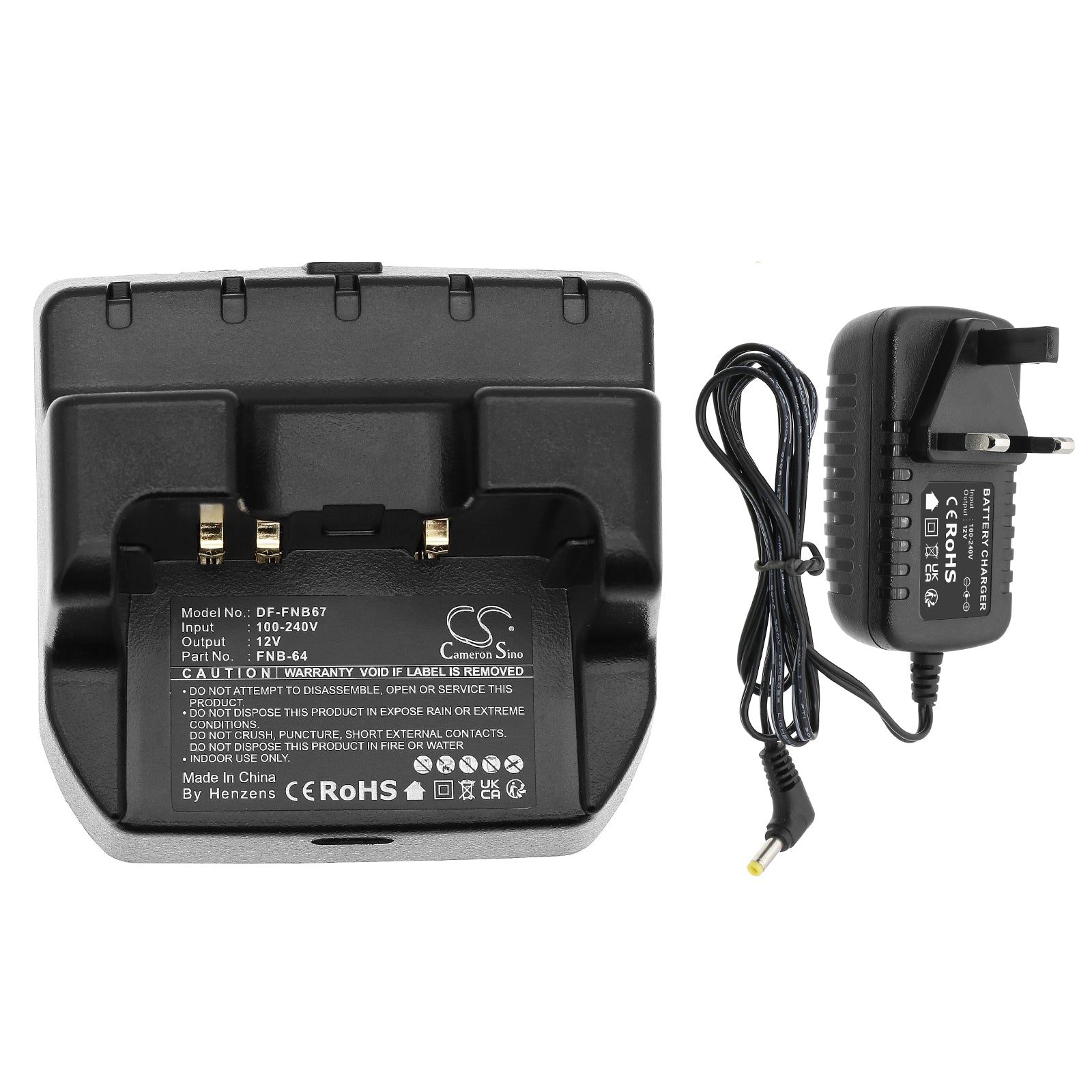 Two-Way Radio Charger Battery fits Retevis , Vertex Ft-250e, DF-FNB67UK Two-Way Radio Charger Cameron Sino Technology Limited