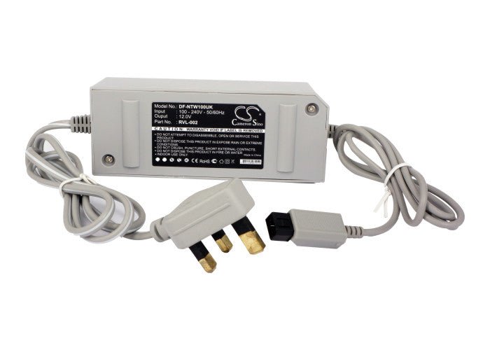 UK Plug, AC to DC Battery Charger fits Nintendo, Wii Home Electronics Cameron Sino Technology Limited (Suspended)