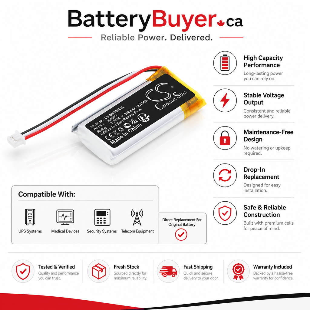 Li-Polymer, BabyPhone Battery fits Beaba Babyphone Audio Simply Zen, Babyphone Audio Simply Zen 2.0, 3.7V, 700mAh BabyPhone Cameron Sino Technology Limited